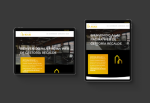 Gestoría Recalde – Desarrollo de página web e identidad corporativa