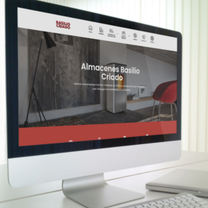 Diseño de página web para Basilio Criado