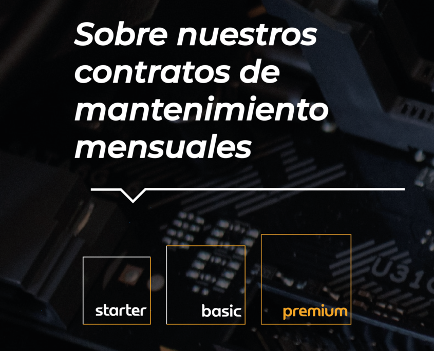 Sobre nuestros contratos de mantenimiento