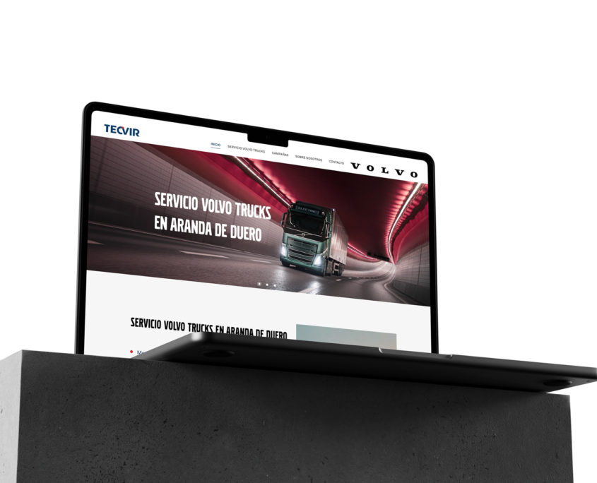 Diseño de página web para Tecvir