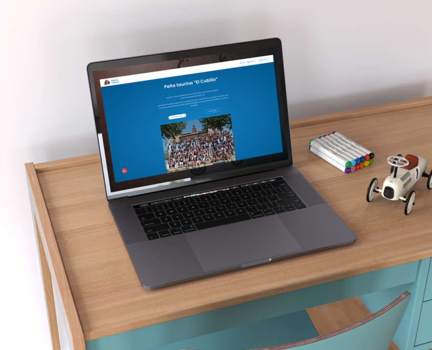Diseño de página web para Peña el Cubillo