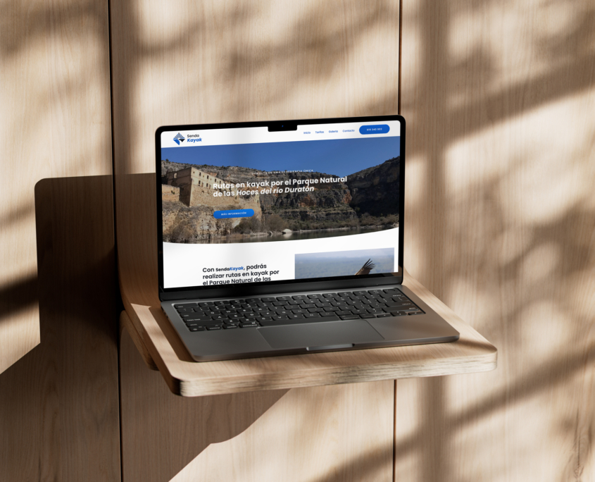Diseño de página web para Sendakayak