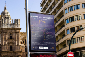 Diseño de cartel de fiestas de Sinovas, en honor a San Bartolomé