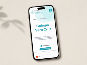 Diseño de página web para Colegio VeraCruz
